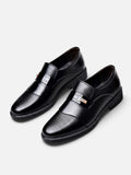 Mocassins Homme Cuir Boucle Métallique