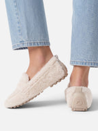 Chaussons Mocassins Femme Fausse Fourrure