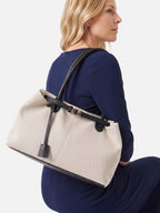 Sac Cabas Femme en Toile à Détail Boucle