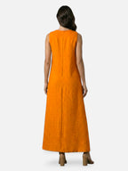Robe maxi décontractée sans manches élégante été