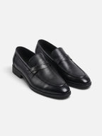Mocassins Penny Homme Cuir Bride Tressée