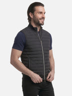 Gilet Homme Matelassé sans Manches Zippé Doublure Polaire
