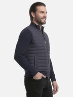 Gilet Homme Matelassé sans Manches Zippé Doublure Polaire