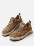 Baskets Homme Rétro en Daim à Lacets