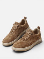Baskets Homme Rétro en Daim à Lacets