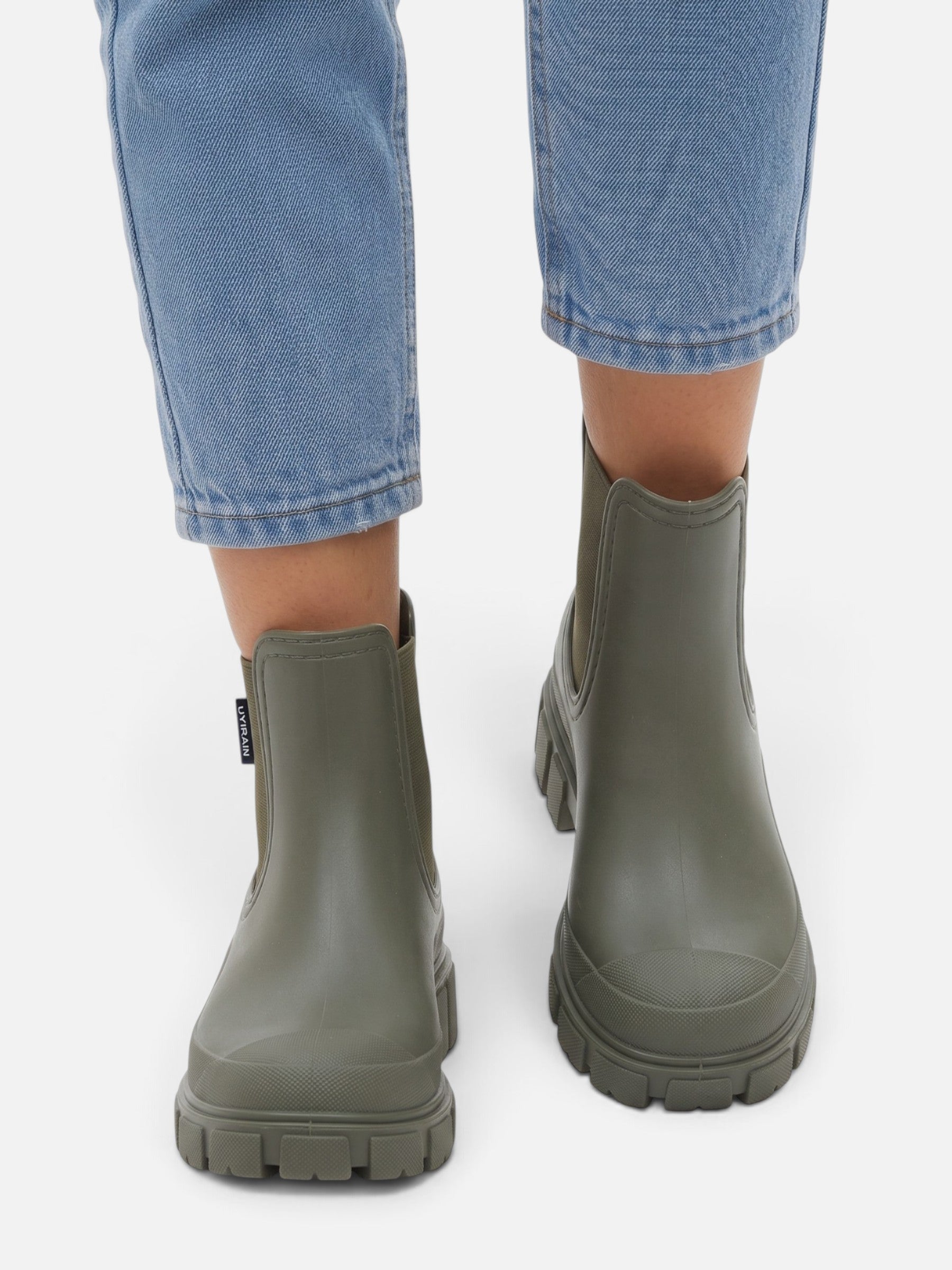 Bottines de Pluie Femme Chelsea Imperméables