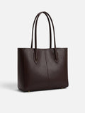 Women's Leather Tote Bag With Pouch