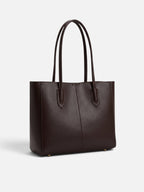Women's Leather Tote Bag With Pouch