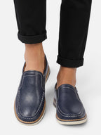 Mocassins Homme en Cuir à Enfiler Semelle Confort