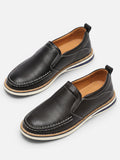 Mocassins Homme en Cuir à Enfiler Semelle Confort