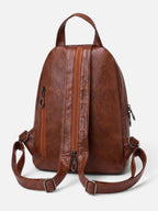 Mini Sac à Dos Femme en Cuir Tressé Bandoulière