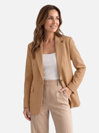 Women's Tailored Single Button Blazer