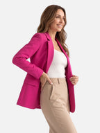 Women's Tailored Single Button Blazer