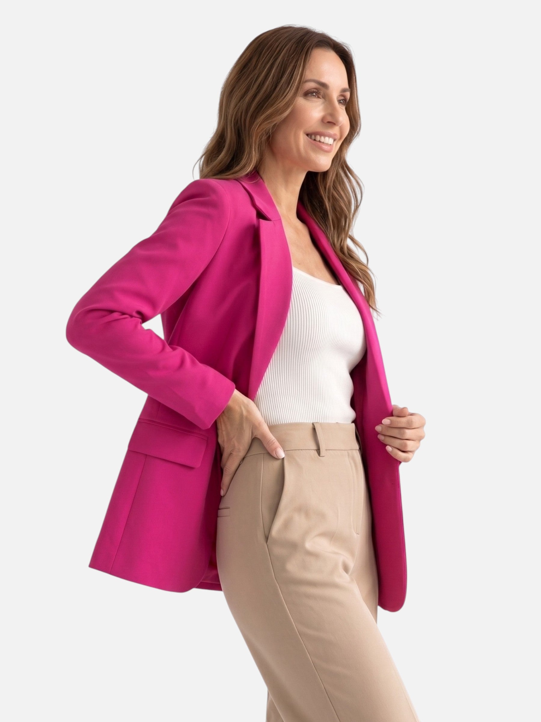 Women's Tailored Single Button Blazer