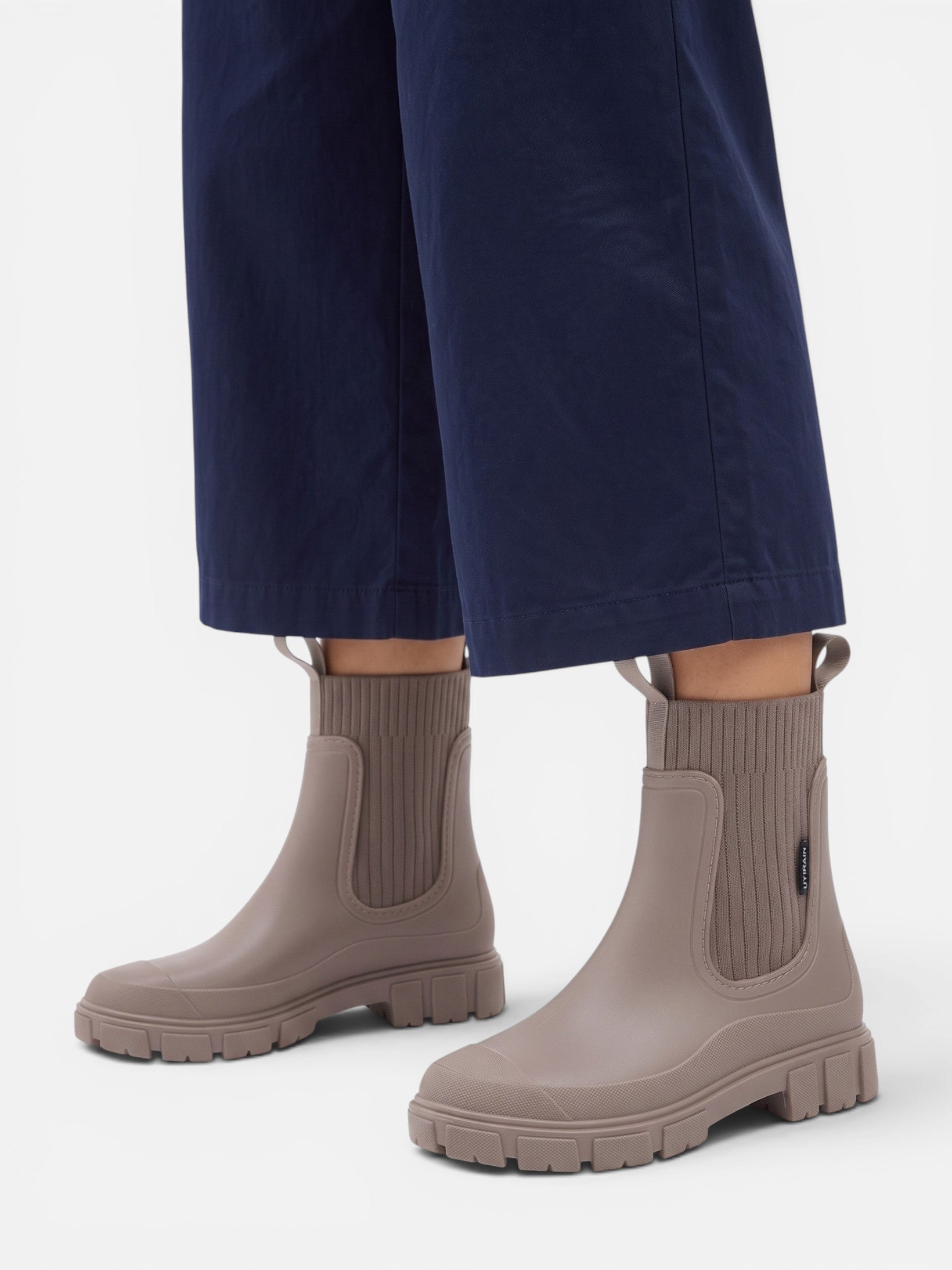 Bottes de Pluie Femme Imperméables Semelle Épaisse