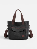 Sac Cabas Femme en Toile Bandoulière Amovible