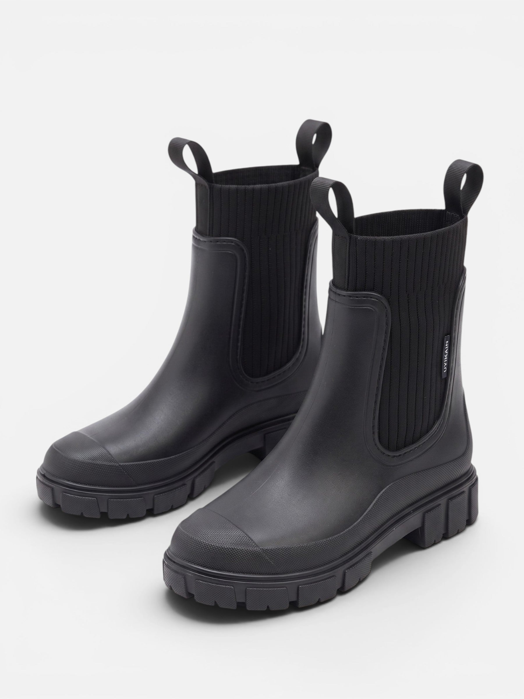 Bottes de Pluie Femme Imperméables Semelle Épaisse