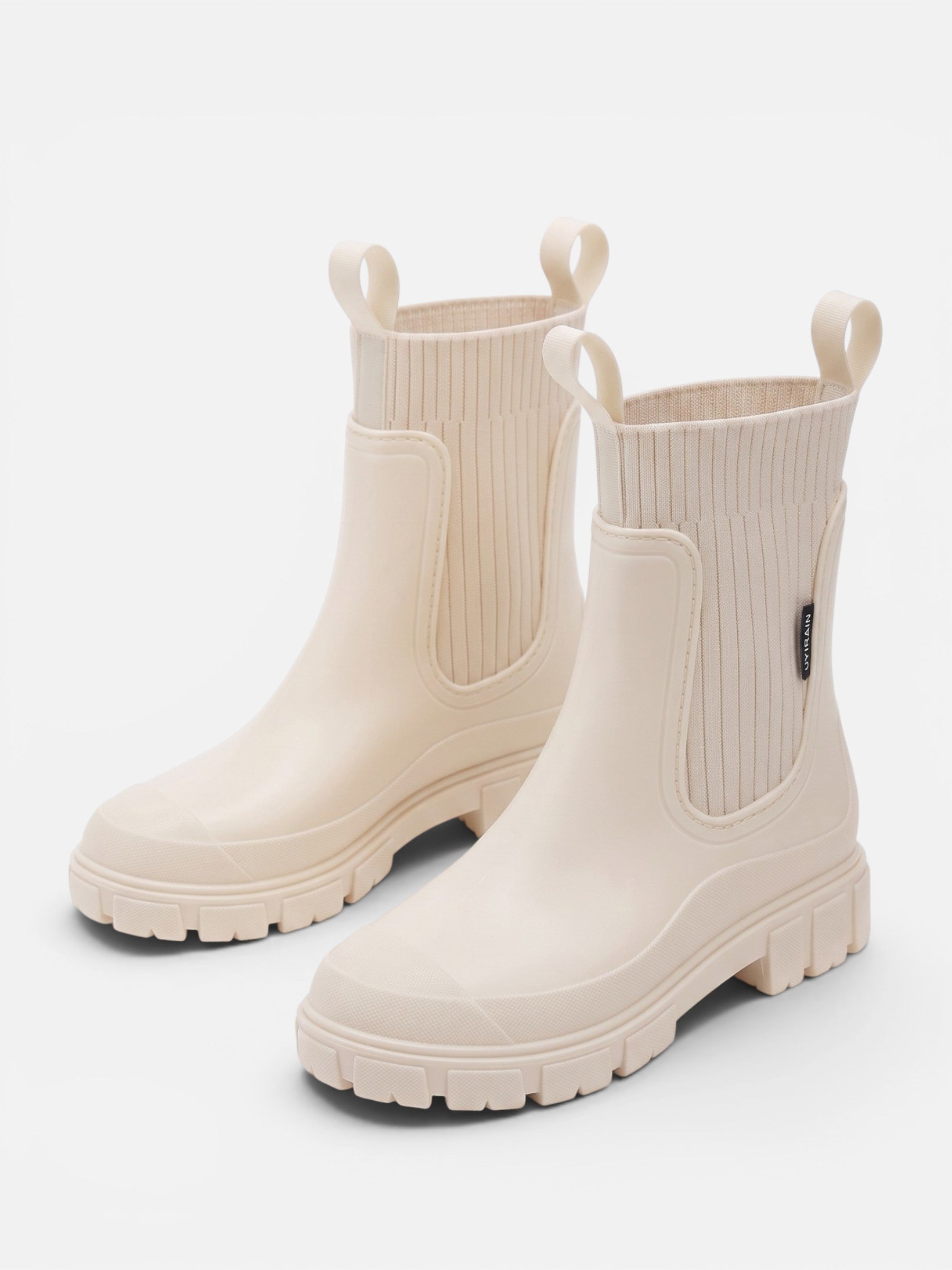 Bottes de Pluie Femme Imperméables Semelle Épaisse
