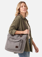Sac Cabas Femme en Toile Bandoulière Amovible