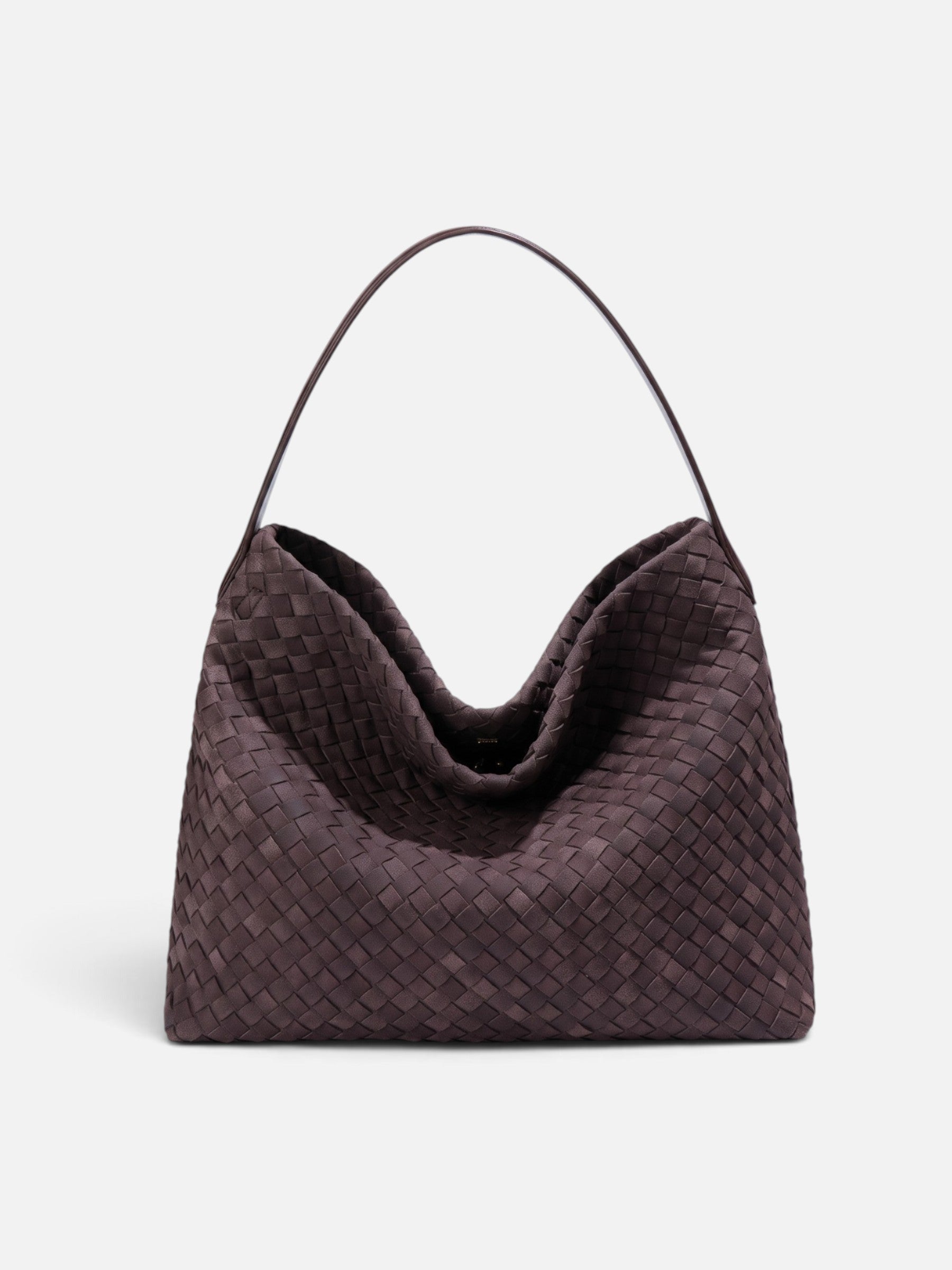 Sac Hobo Femme Tressé en Daim