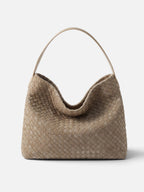 Sac Hobo Femme Tressé en Daim