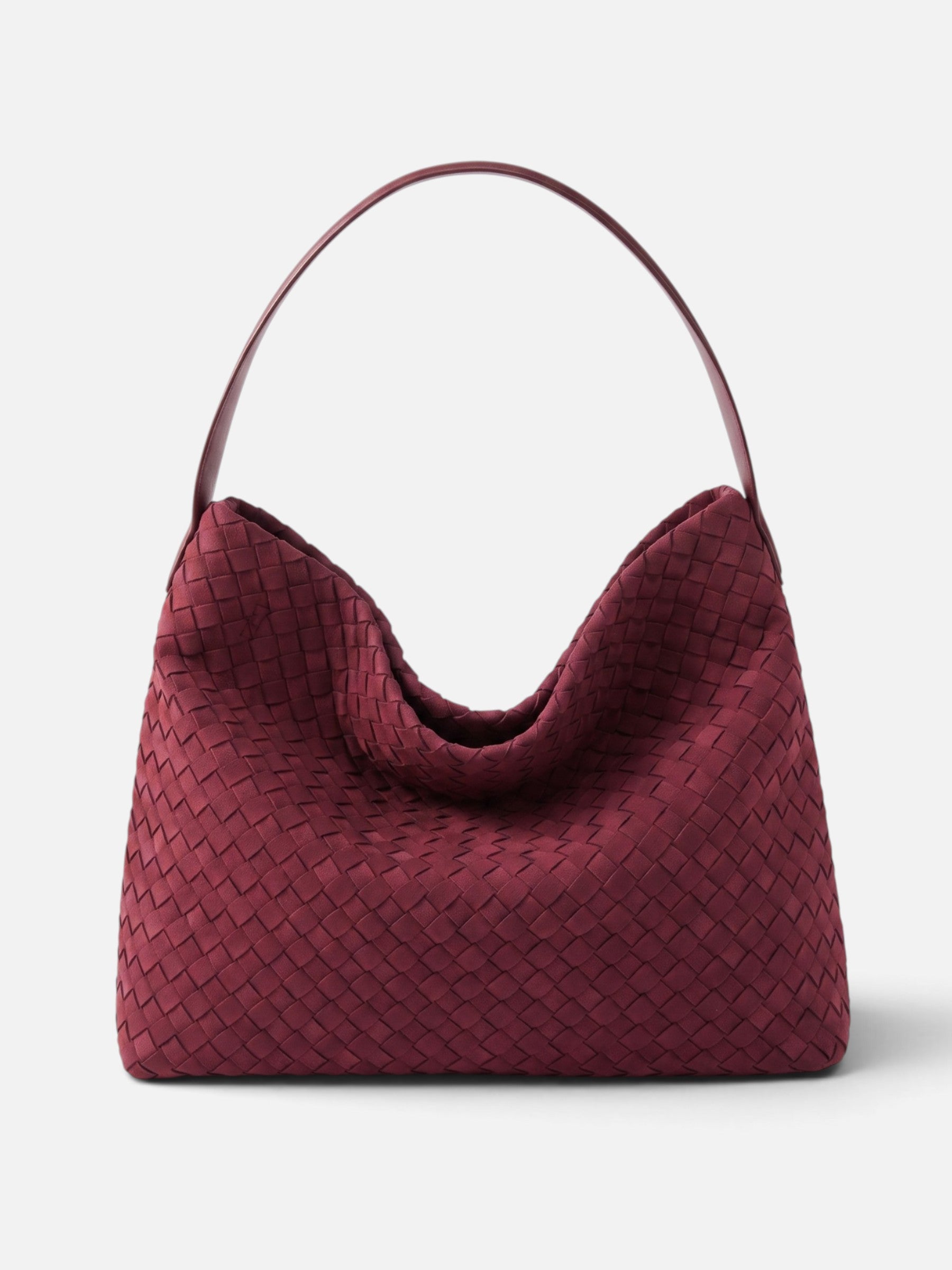 Sac Hobo Femme Tressé en Daim
