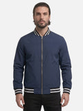 Blouson Bomber Homme Rayé Zippé