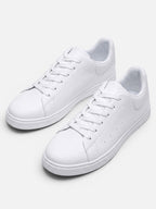 Baskets Homme Basses en Cuir à Lacets