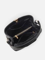 Sac Seau Femme en Cuir Tressé à Bandoulière