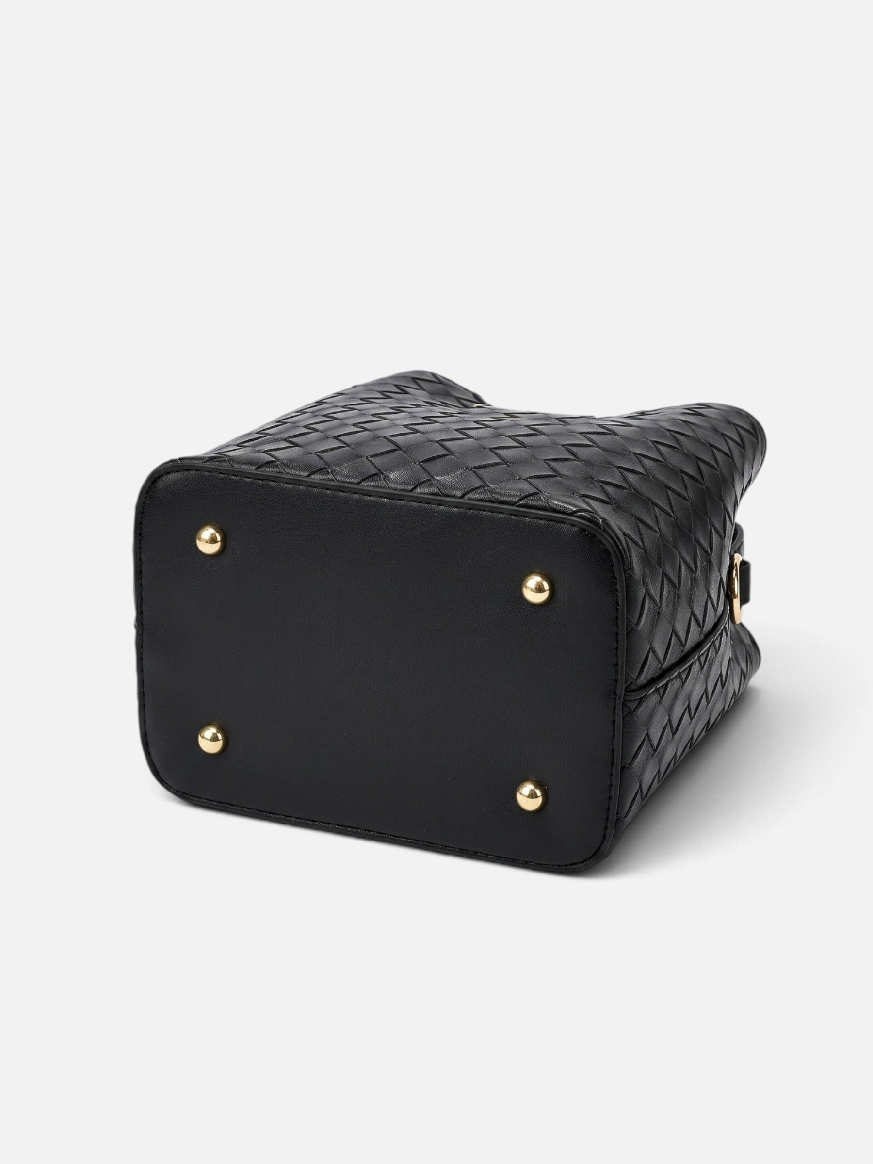 Sac Seau Femme en Cuir Tressé à Bandoulière