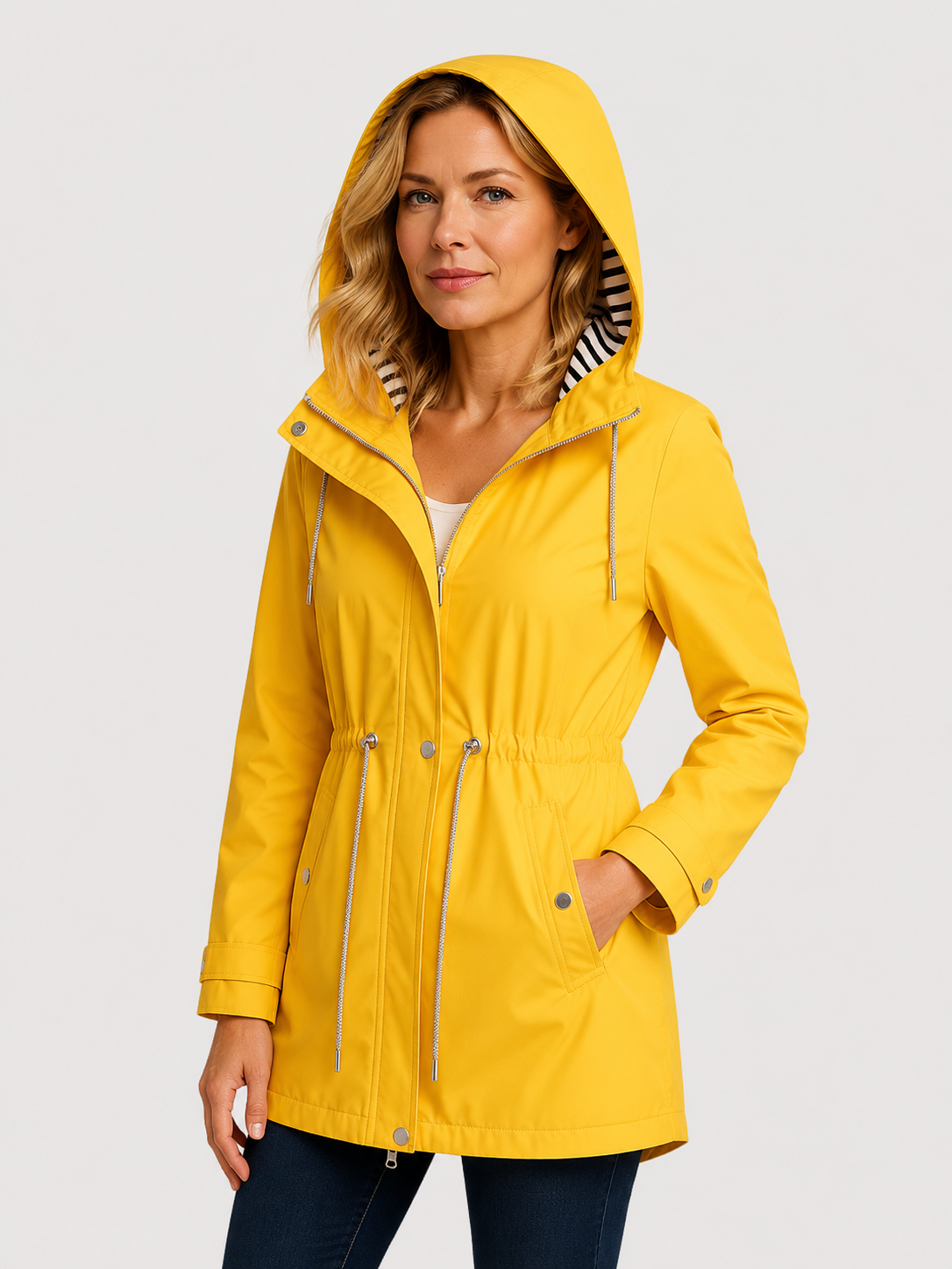 Women's Lightweight Waterproof Hooded Parka