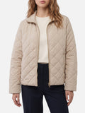 Veste Femme Matelassée en Losange Zippée