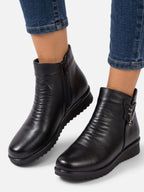 Bottines Femme Fourrées Zippées