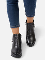 Bottines Femme Fourrées Zippées