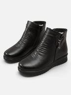 Bottines Femme Fourrées Zippées