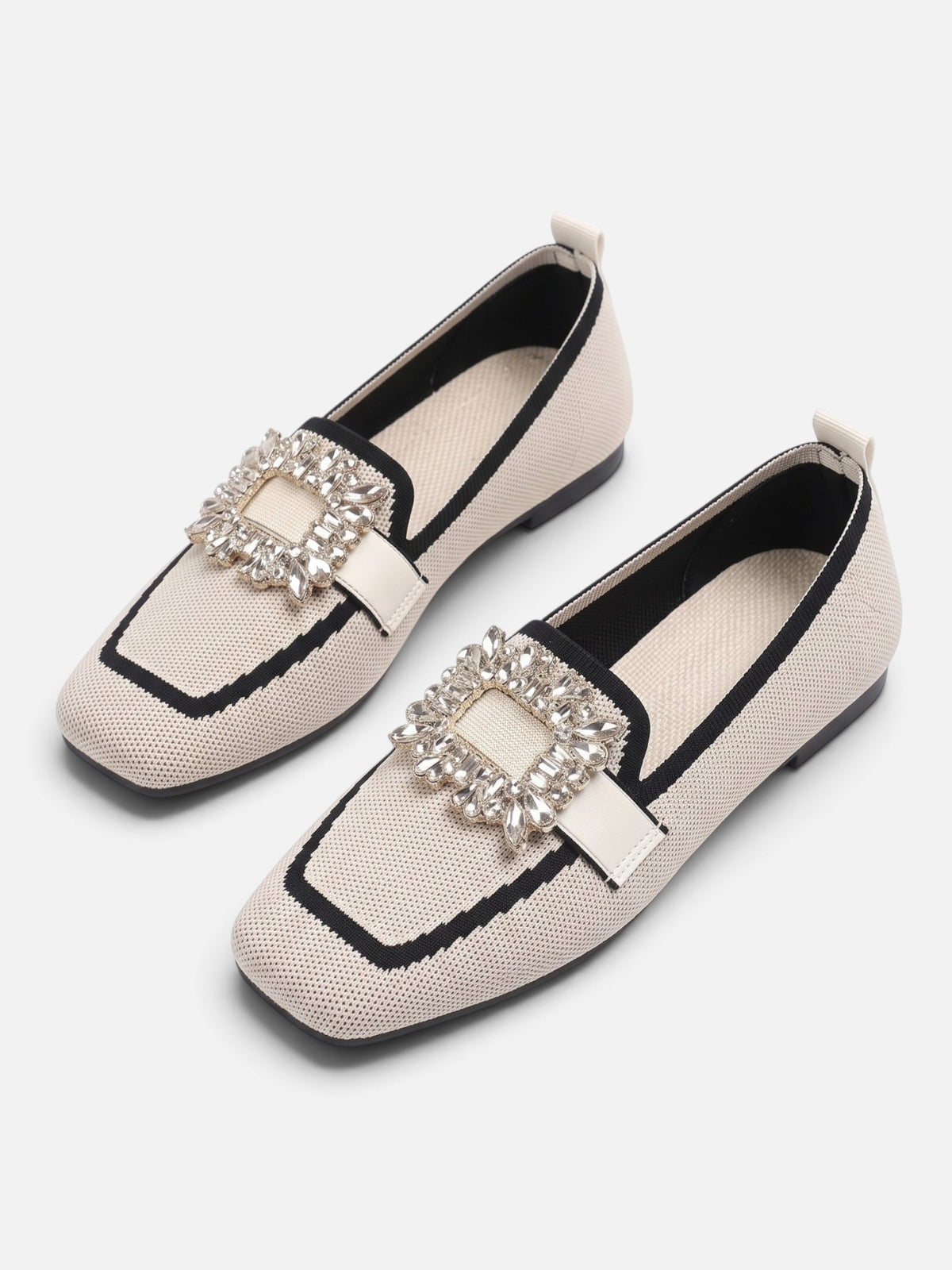 Mocassins Femme Boucle Strass