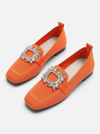 Mocassins Femme Boucle Strass