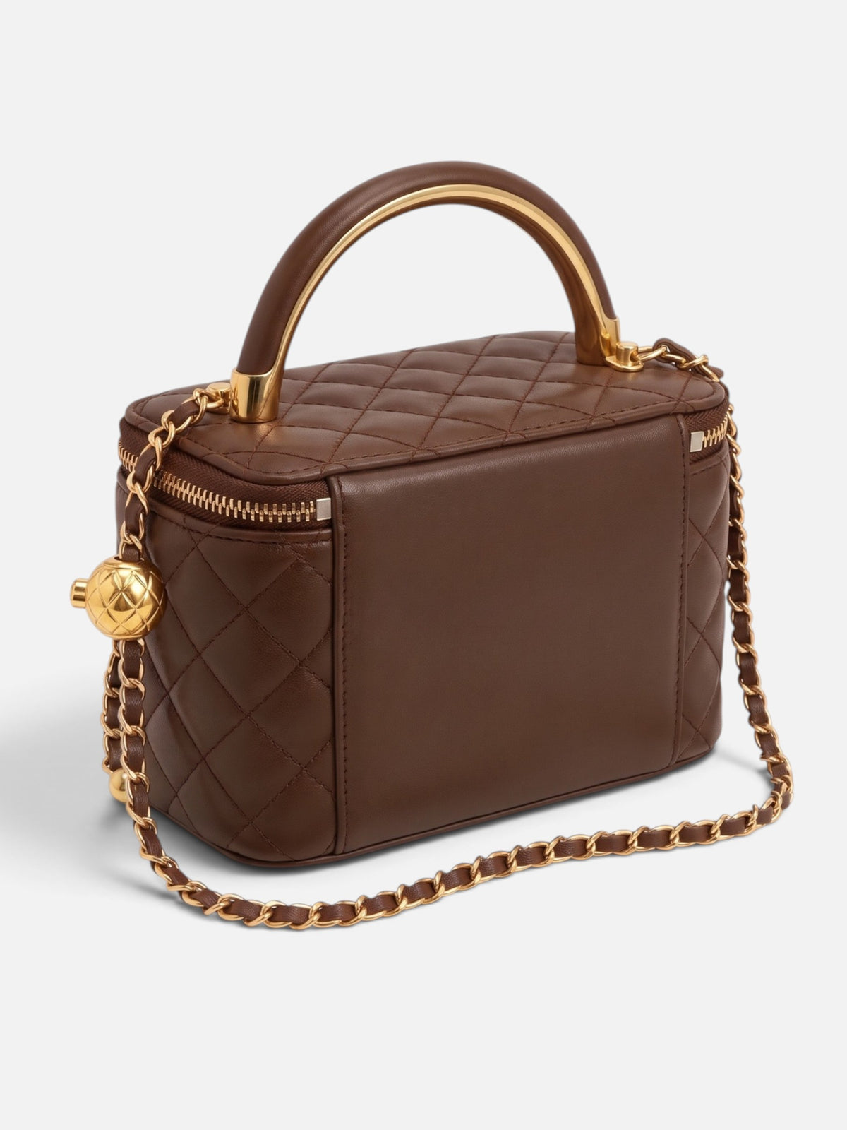 Sac Vanity Matelassé Femme Chaîne