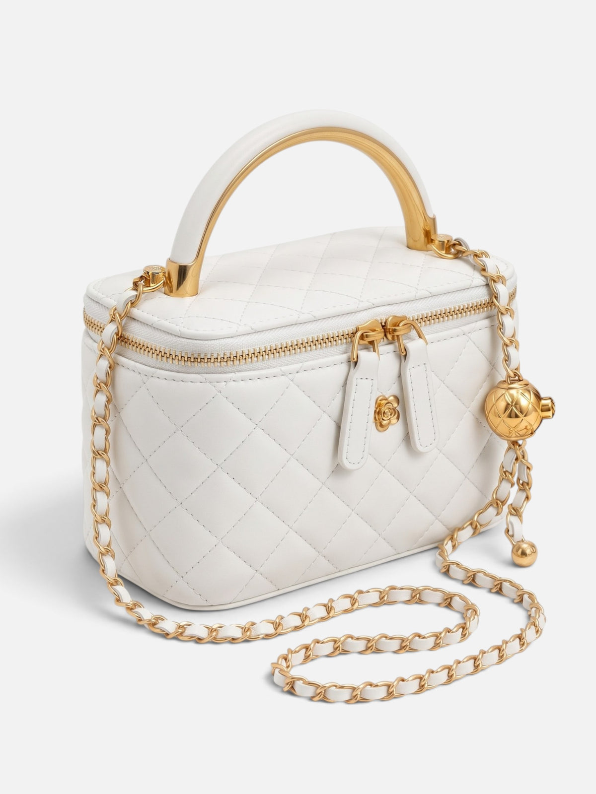 Sac Vanity Matelassé Femme Chaîne