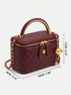 Sac Vanity Matelassé Femme Chaîne