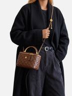 Sac Vanity Matelassé Femme Chaîne