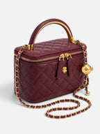 Sac Vanity Matelassé Femme Chaîne