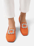 Mocassins Femme Boucle Strass