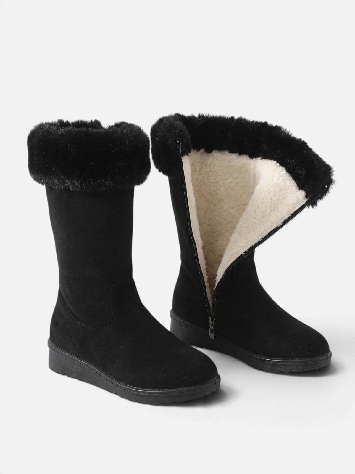 Women’s Faux Fur Lined Calf Boots