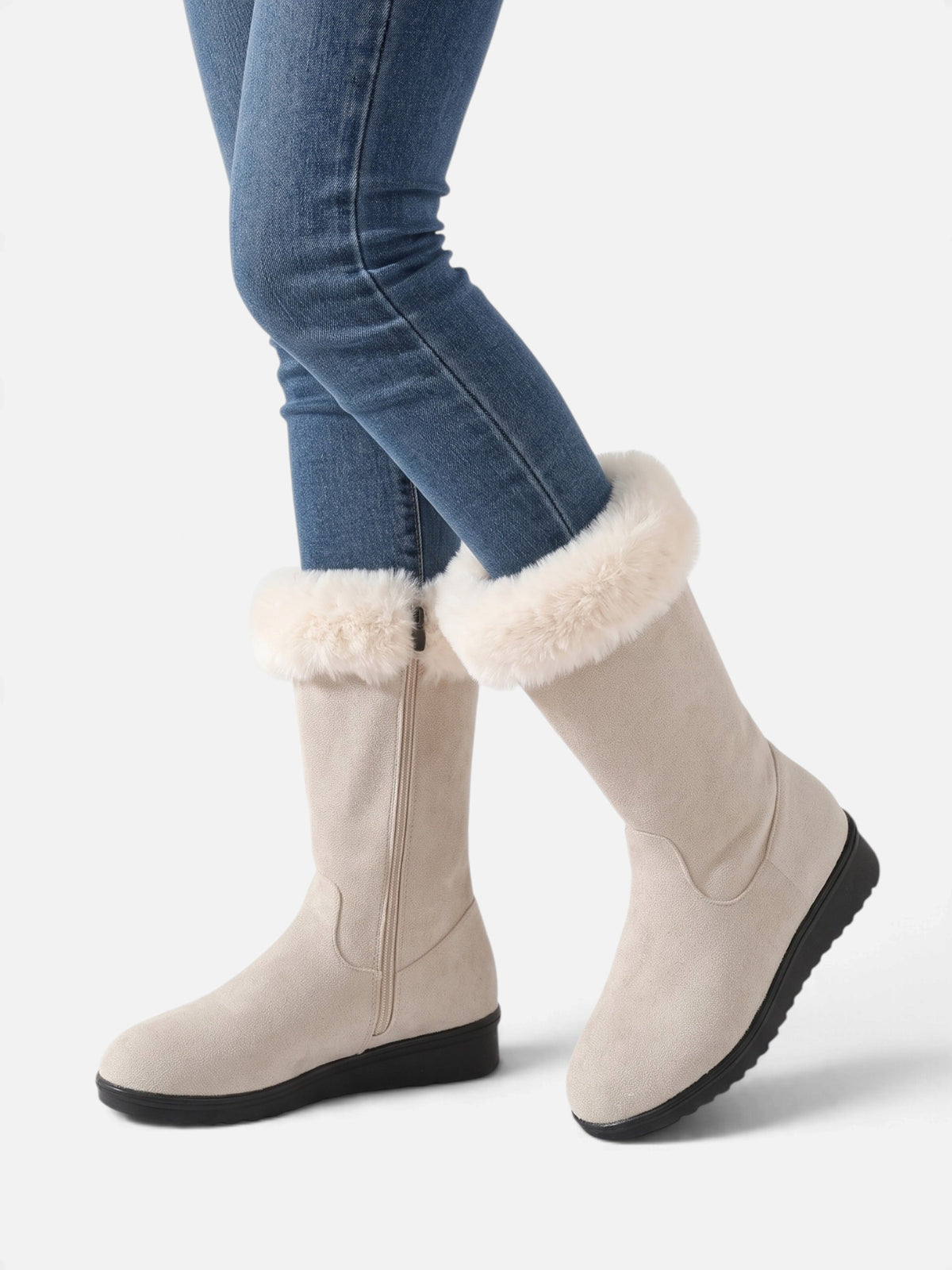 Women’s Faux Fur Lined Calf Boots