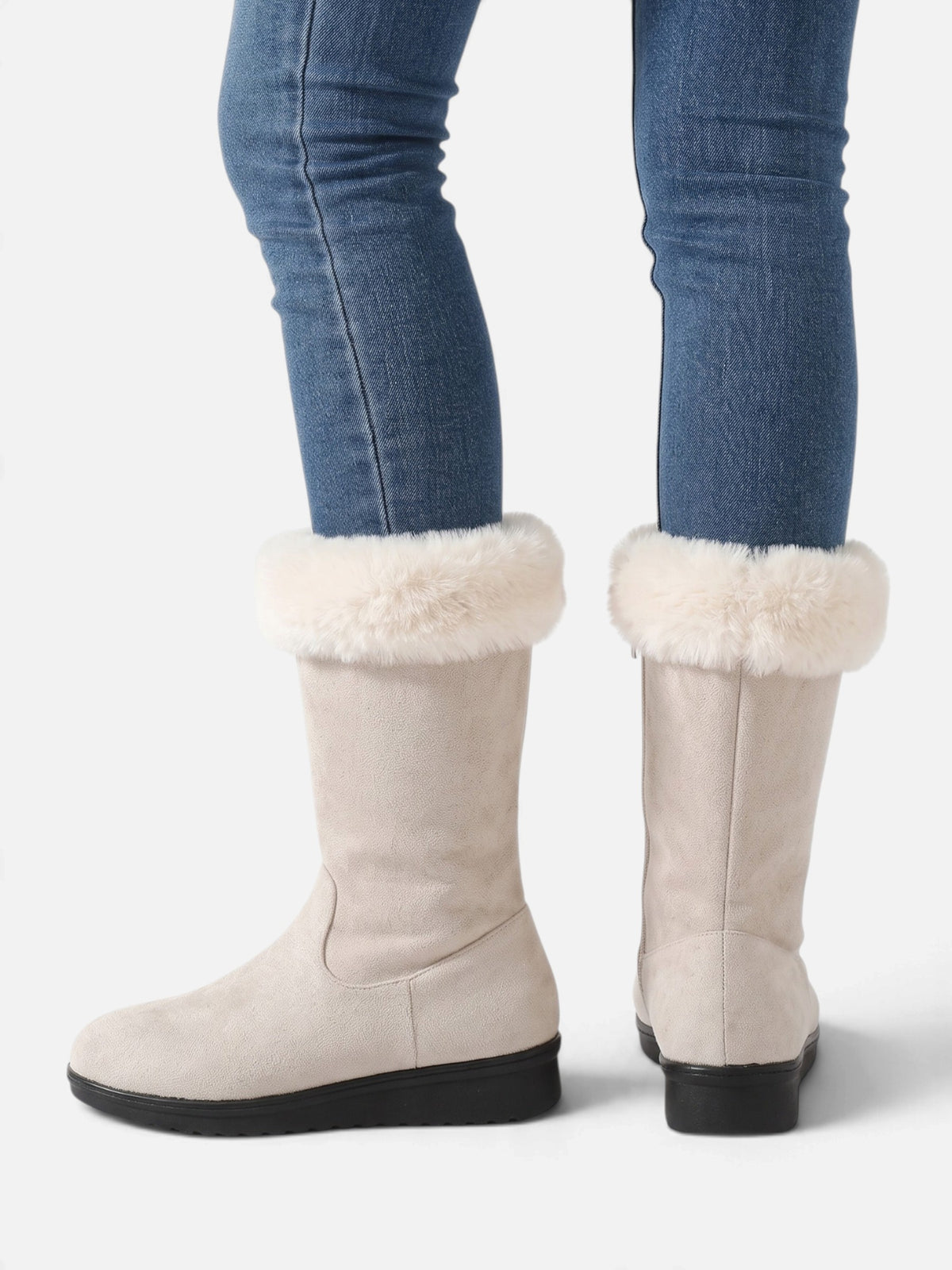 Women’s Faux Fur Lined Calf Boots