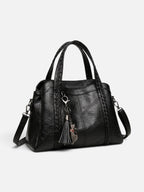 Sac Cabas Femme en Cuir à Anses Tressées