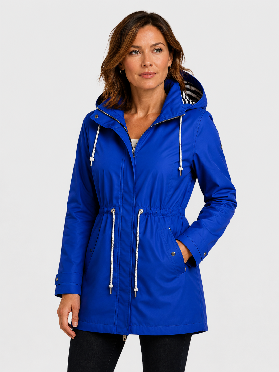 Women's Lightweight Waterproof Hooded Parka