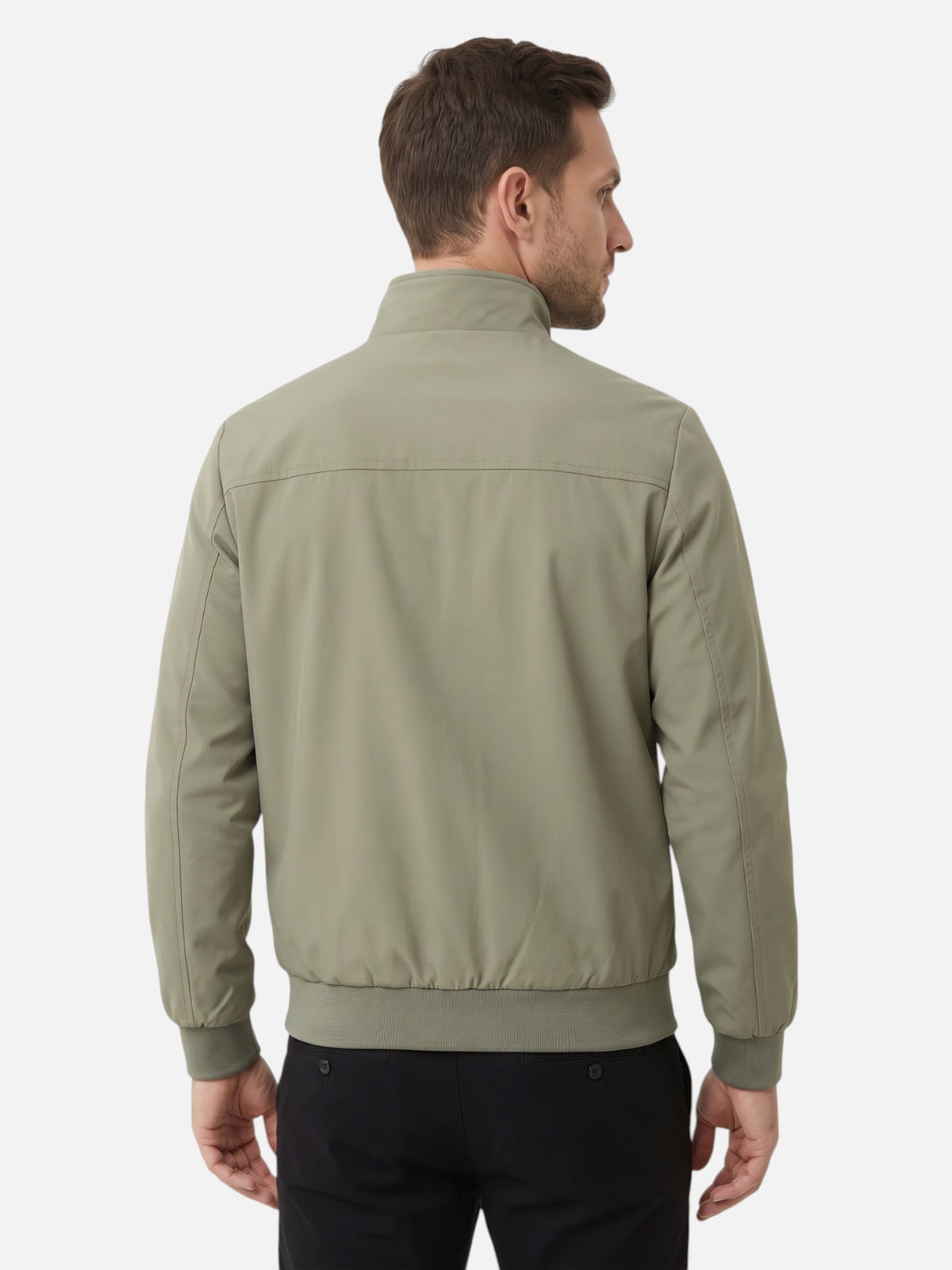 Blouson Harrington Homme Déperlant Zippé