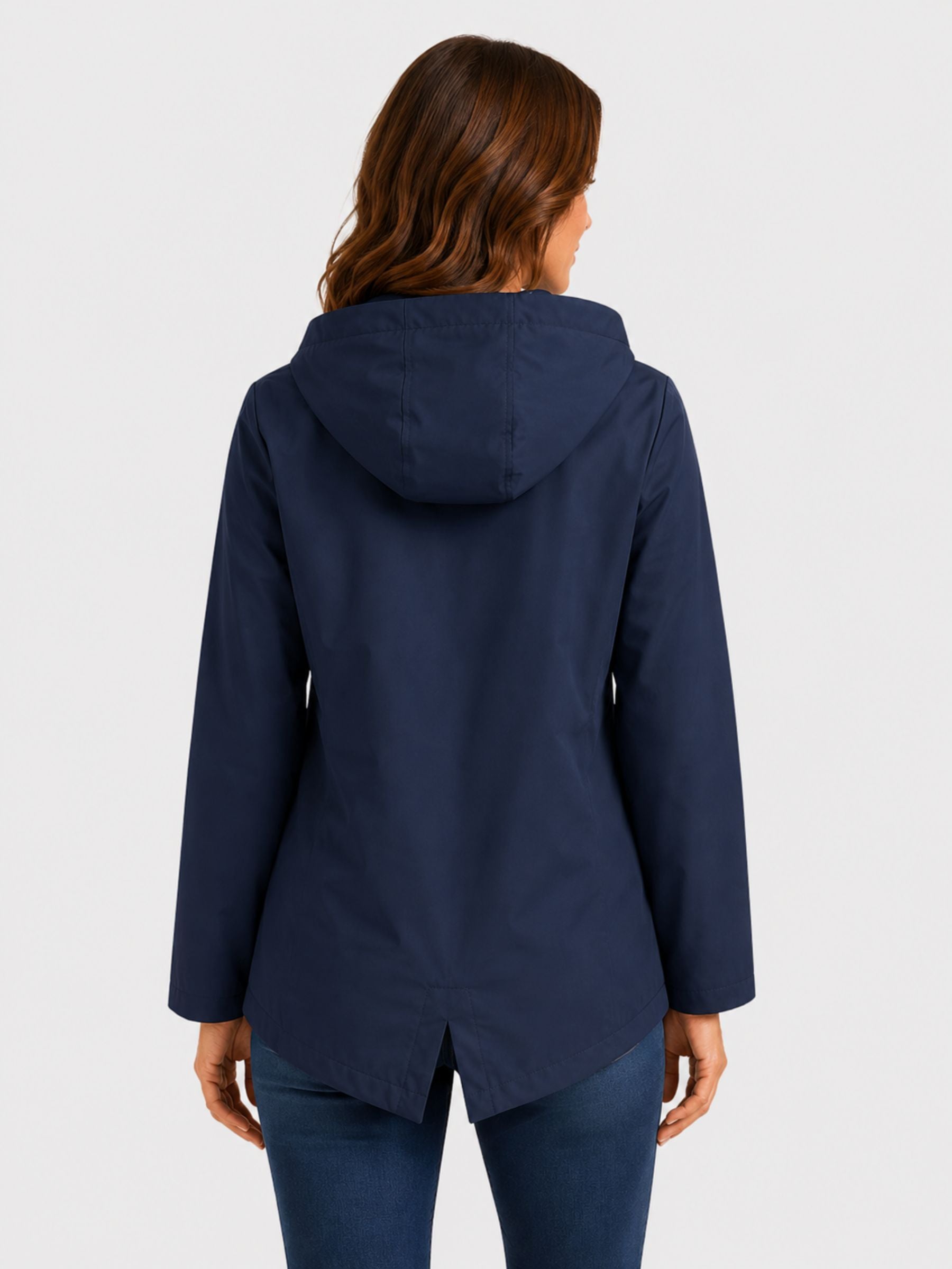 Parka Femme Imperméable à Capuche Fourrée